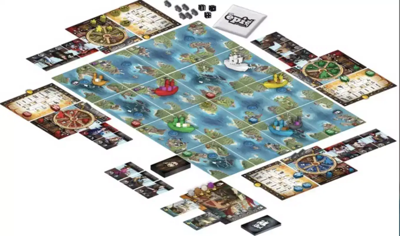 Tiny epic Pirates + Curse of amdiak (udvidelse)