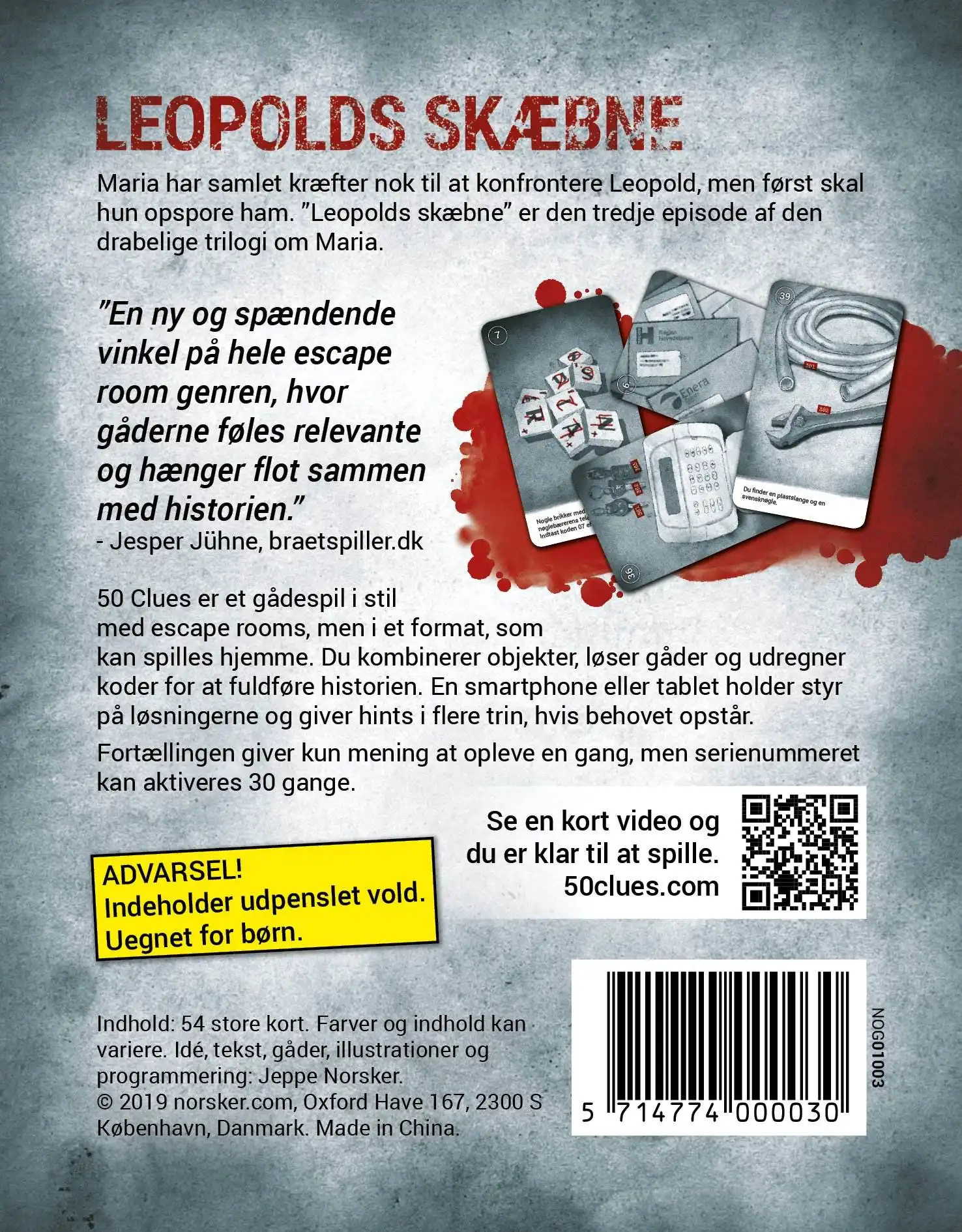Leopolds skæbne- 50 clues del 3